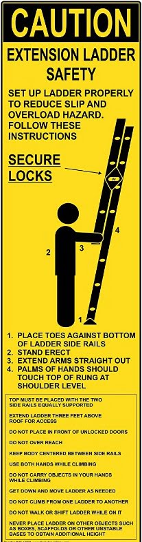 Ladder Safety label extension
