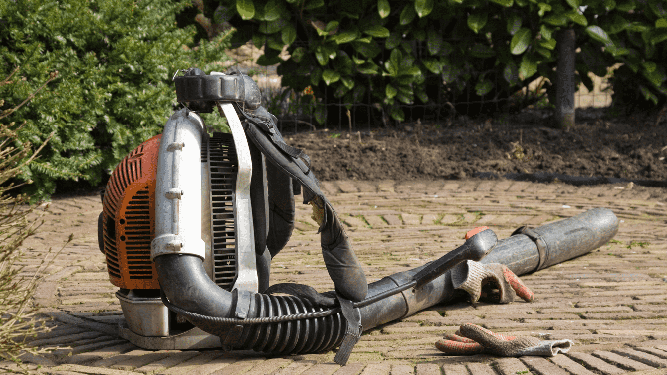 Never Use Leaf Blowers When Cleaning Gutters